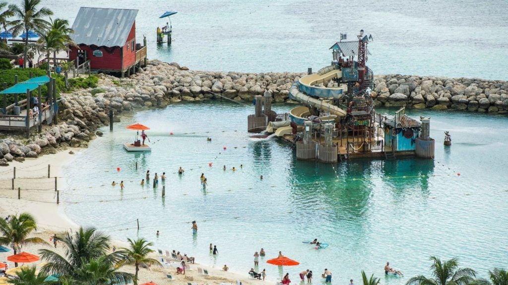 Pelican Plunge water slides and play area at Castaway Cay (Photo: Disney Cruise Line)