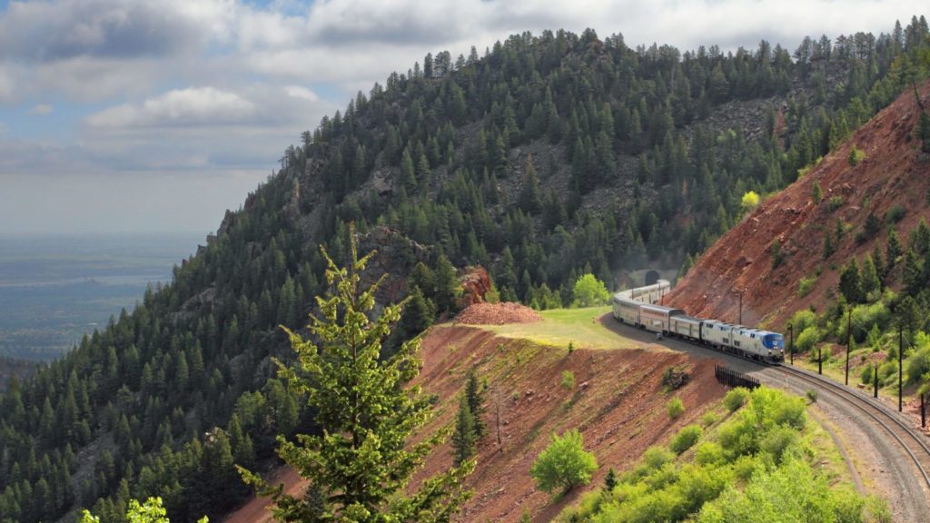 Amtrak's Zephyr in Colorado (Photo: Amtrak)