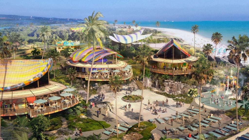 Artist's rendering of Lighthouse Point in the Bahamas (Photo: Disney Cruise Line)