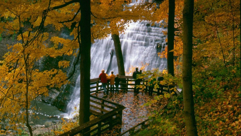 Cuyahoga Brandywine Falls observation area (Photo: National Park Service)