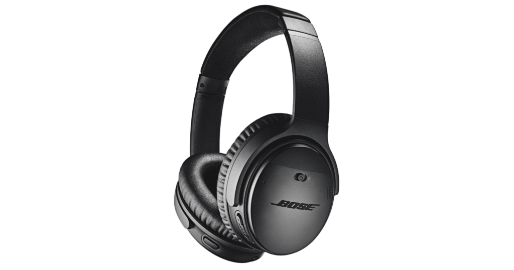 Bose QuietComfort 35 II Wireless Bluetooth Headphones, Noise-Cancelling close-up