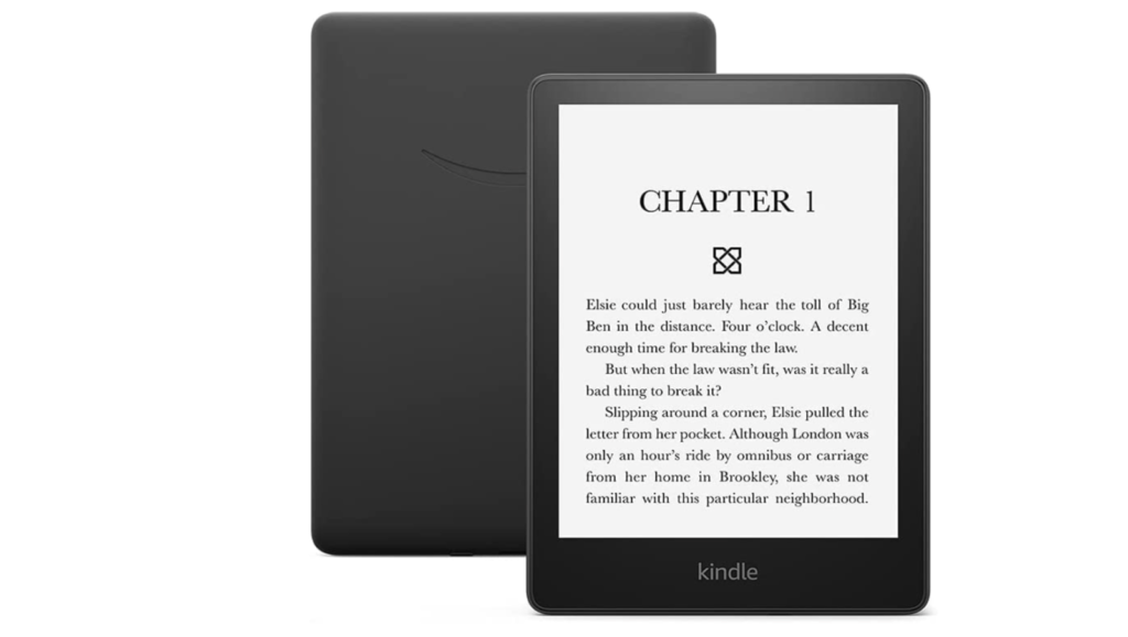 Kindle Paperwhite front and back