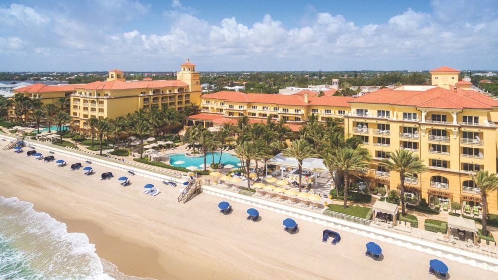 Pemandangan udara dari Eau Palm Resort di Palm Beach, Florida (Foto: Eau Palm Resort)