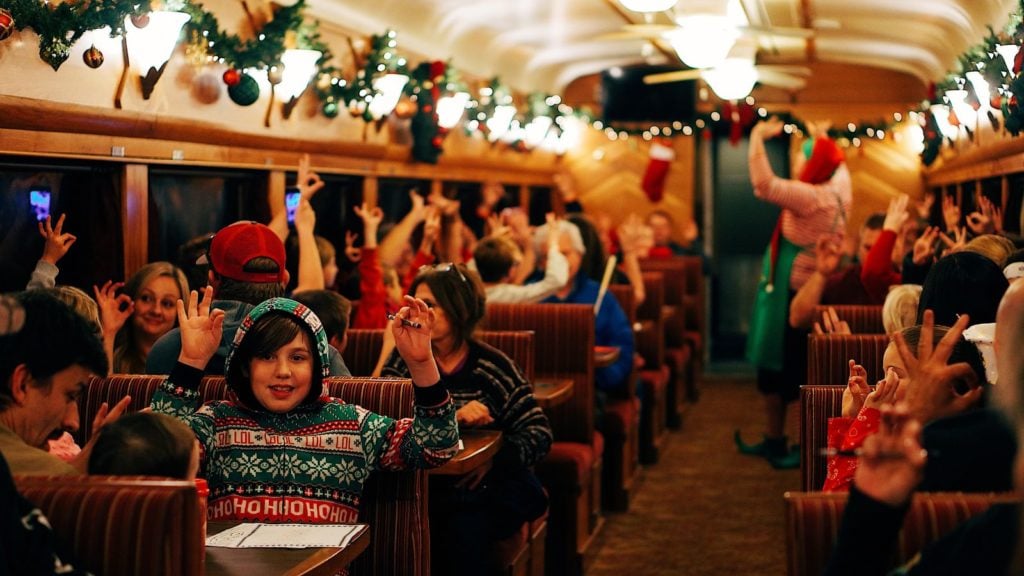 Mendocino County's magical Christmas train (Photo: Skunk Train)