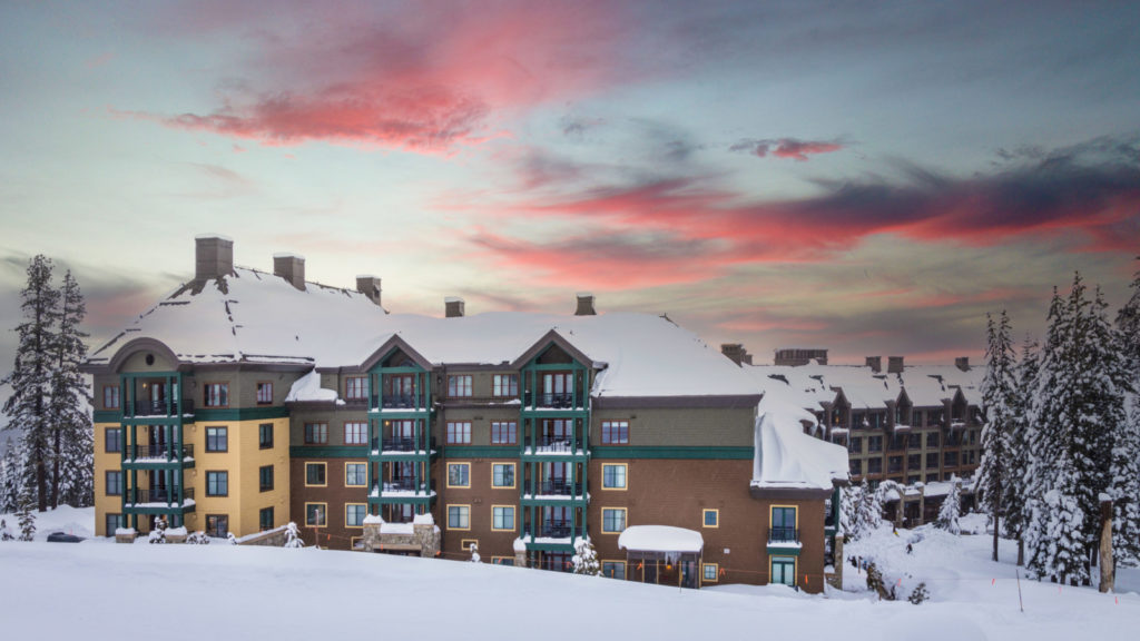 snowy dawn at Northstar at Tahoe's Constellation Residences