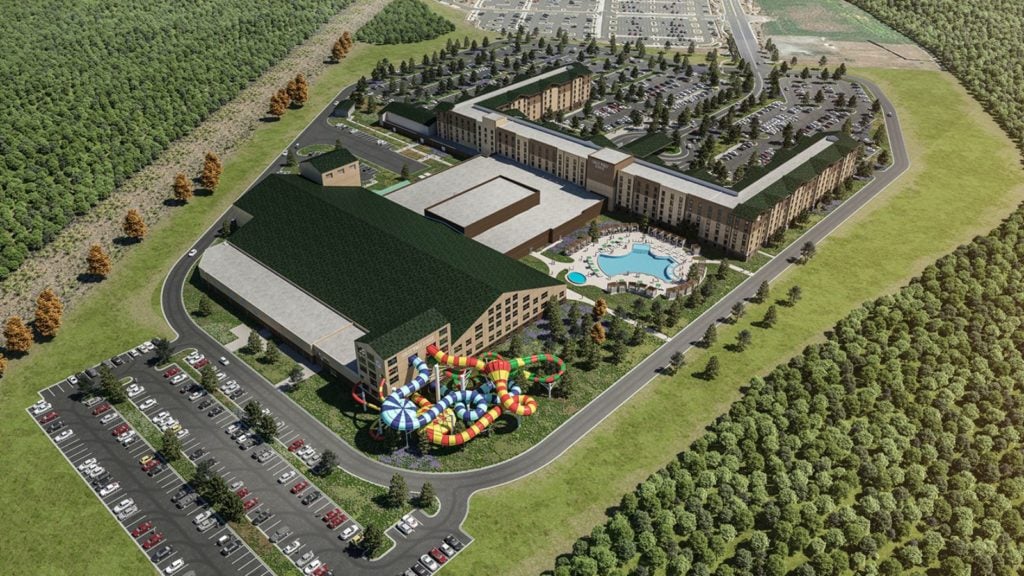 Artist's rendering of Great Wolf Lodge Maryland (Credit: Great Wolf Lodge)