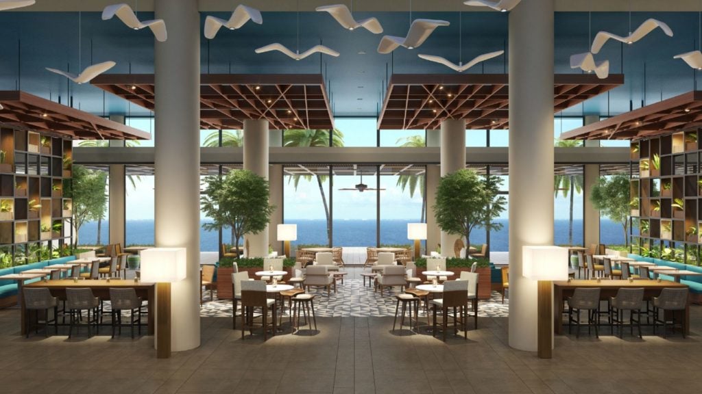 Artist's rendering of the Embassy Suites by Hilton Aruba Resort (Credit: Hilton)