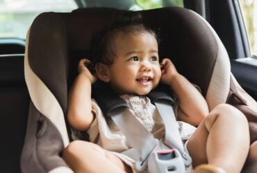 Cute baby in a car seat (Photo: Shutterstock)