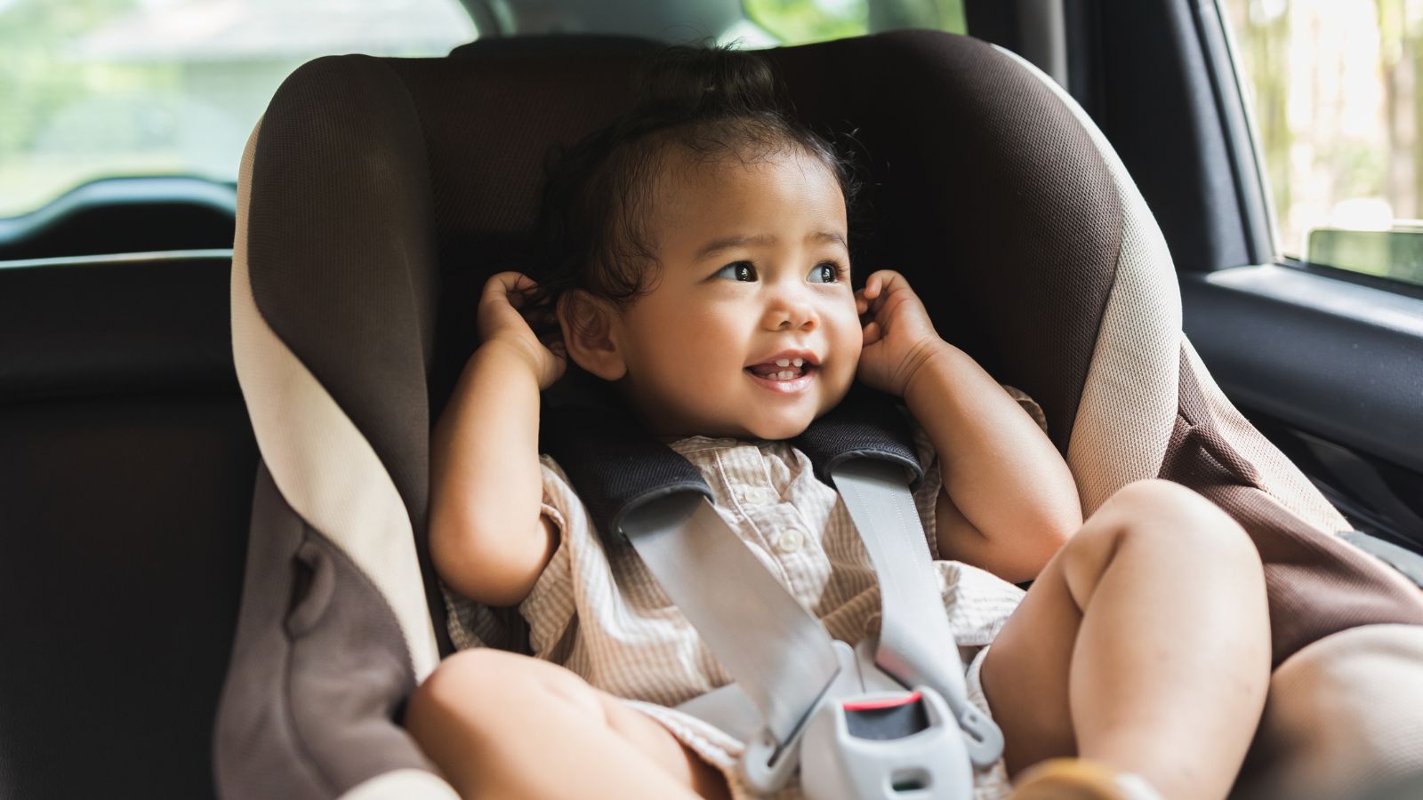 Cute baby in a car seat (Photo: Shutterstock)