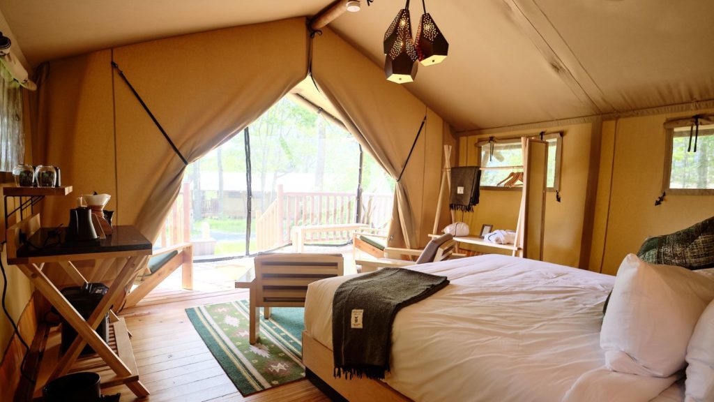 Luxury glamping at Terramor Outdoor Resort in Bar Harbor, Maine (Photo: Terramoor Outdoor Resort)