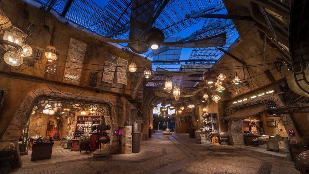 Black Spire Outpost Marketplace in Star Wars: Galaxy's Edge