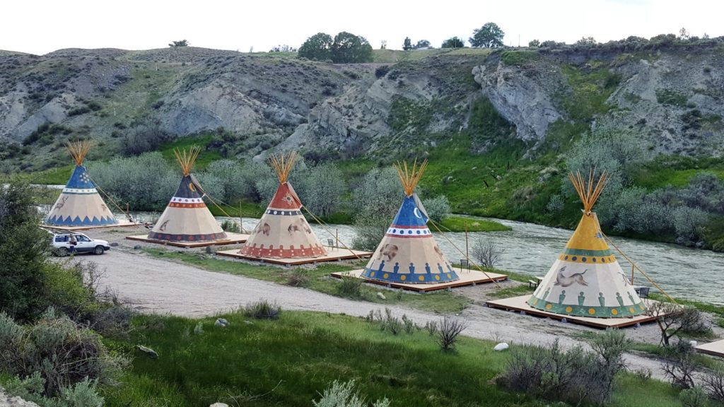 Tipis at Cody Trout Ranch (Photo: CodyYellowstone.org)