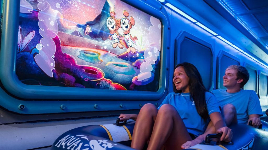 AquaMouse di Disney Wish (Foto: Disney Cruise Line)