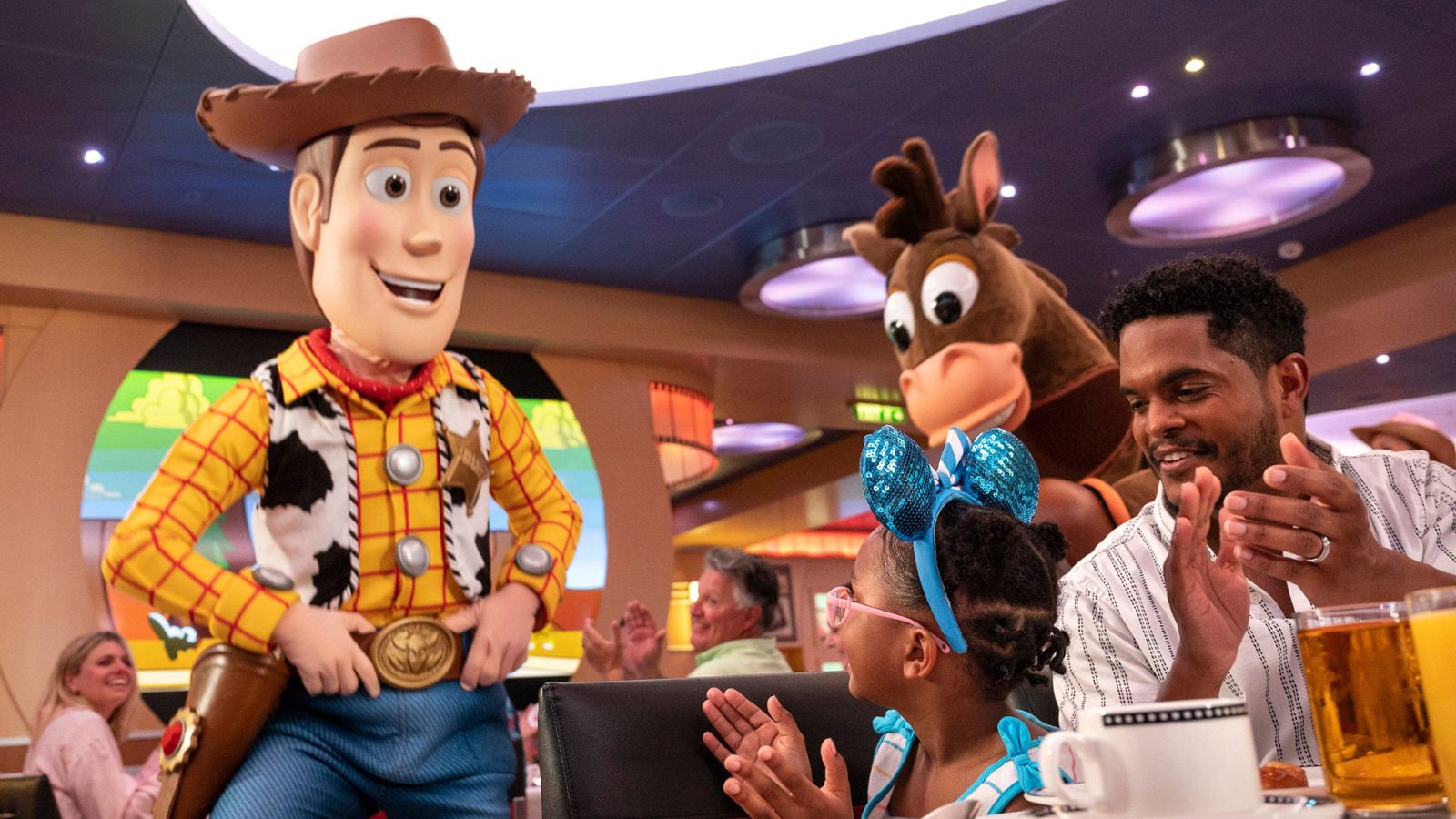 The Hey Howdy Breakfast with Woody and Friends is an interactive breakfast experience inspired by Woody’s Roundup in Toy Story 2 (Photo: Kent Phillips)