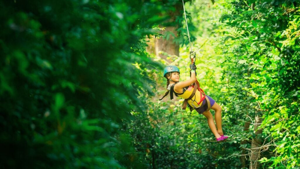 Zip lining in Costa Rica is one of many activities that appeal to kids on Trafalgar's family tours (Photo: Trafalgar)