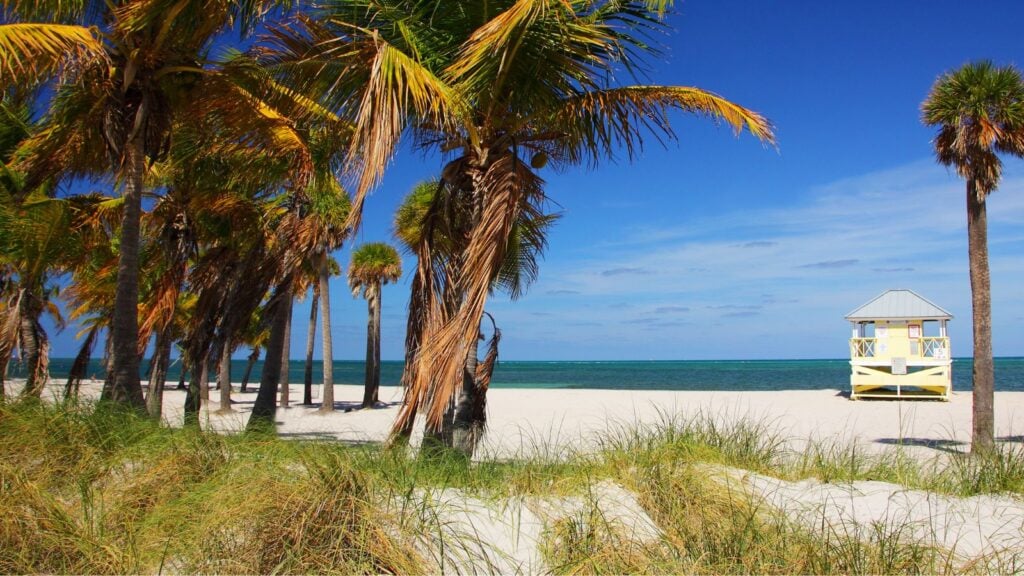 Crandon Park Beach in Florida (Photo: Greater Miami Convention and Visitors Bureau)
