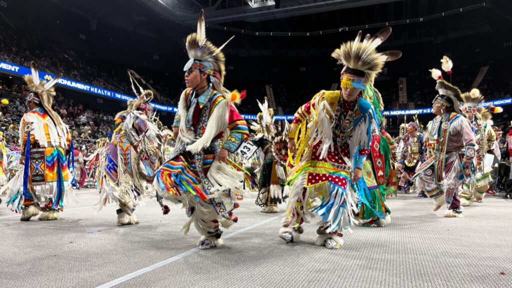 dancing at the Black Hills annual Pow Wow