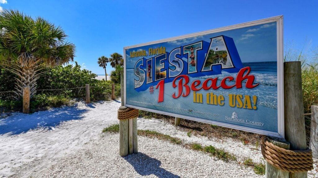 Siesta Beach is one of the best family beaches in Florida (Photo: VisitSarasota.com)