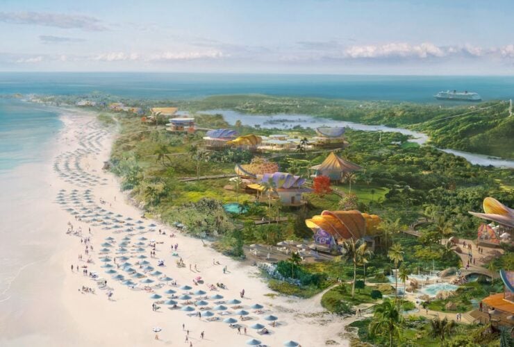 Concept art of Lighthouse Point from above (Credit: Disney Cruise Line)