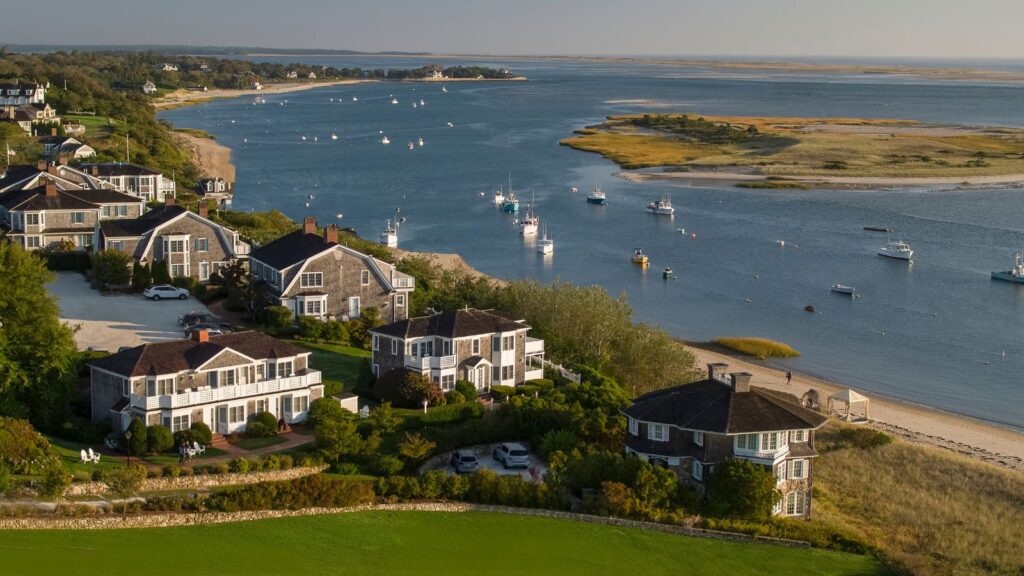 Cottages and harbor at Chatham Bars Inn in Chatham, Massachusetts (Photo: Chatham Bars Inn)