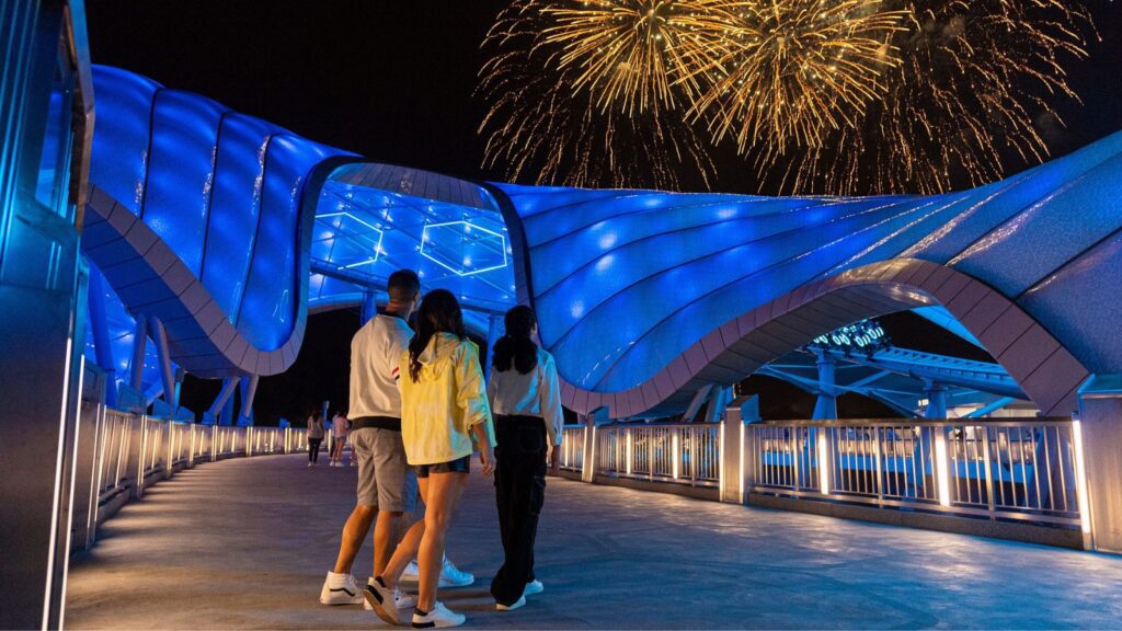 TRON Lightcycle/Run at night (Photo: Disney)