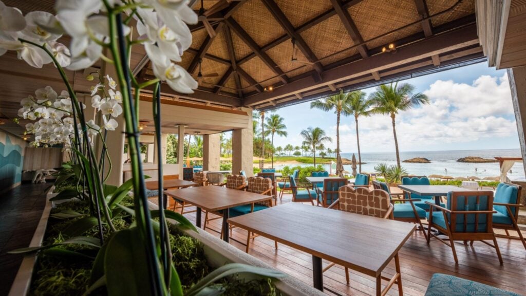 'AMA'AMA dining room at Aulani Resort in Hawaii