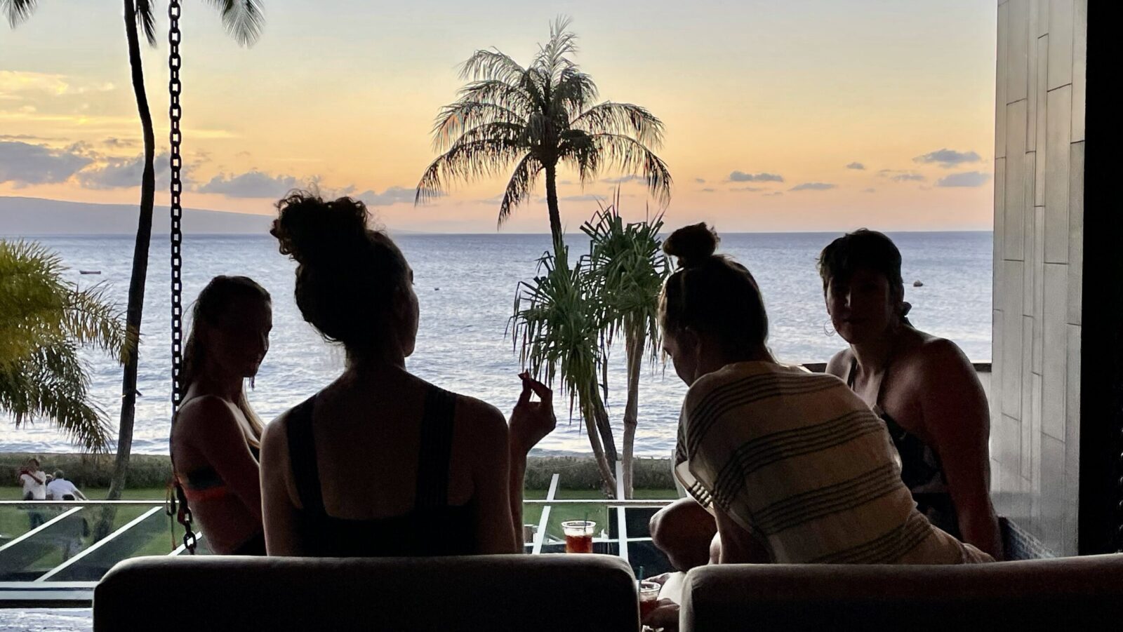 women on a girls getaway on Maui in Hawaii