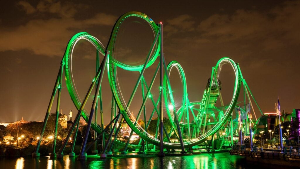 The Incredible Hulk Coaster at Universal Orlando (Photo: Universal)