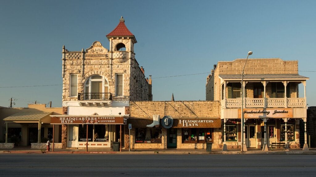 Historic Main Street in Fredericksburg, Texas (Photo: Rhiannon Taylor)