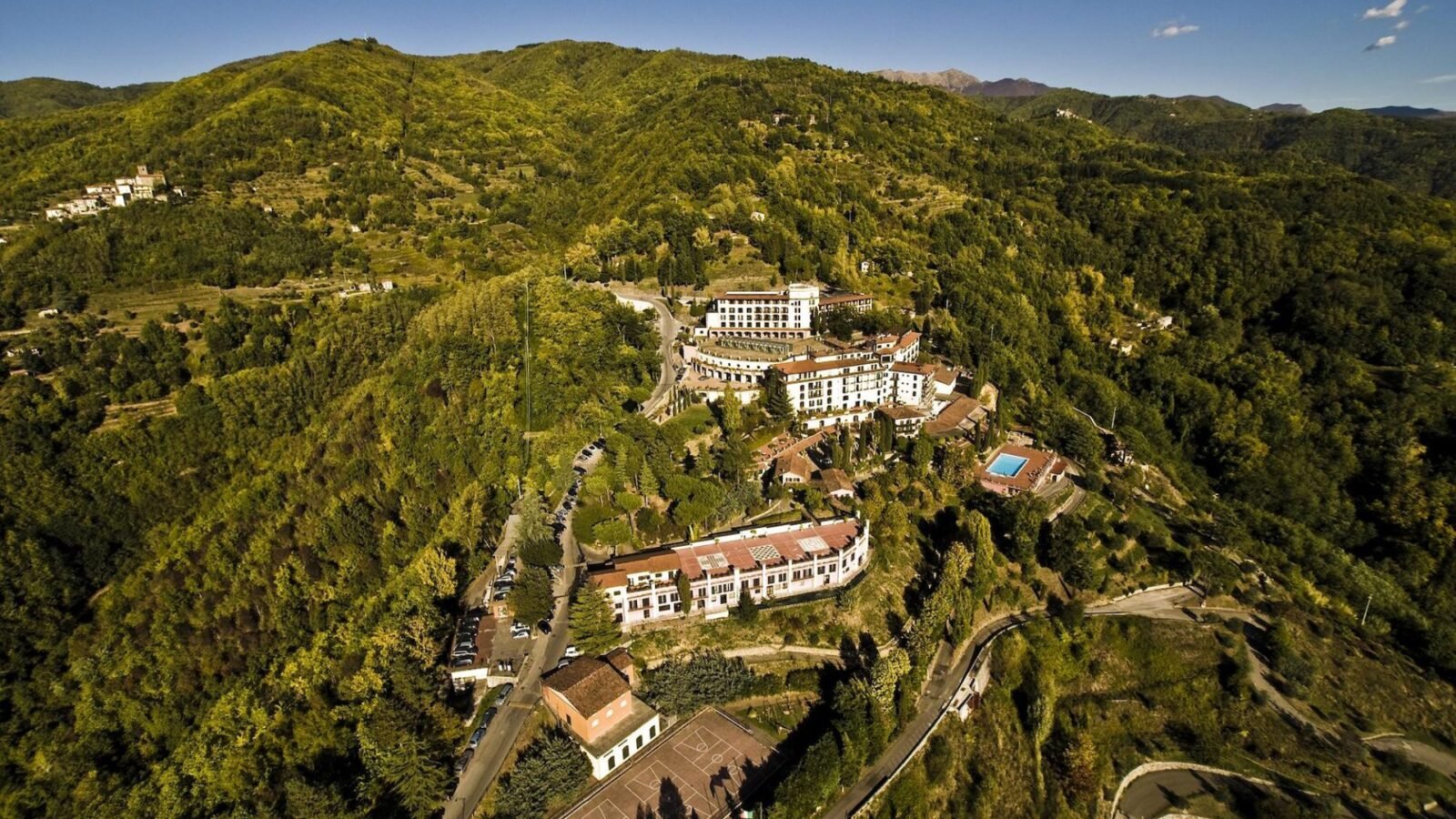 aerial view of Renaissance Tuscany Il Ciocco Resort & Spa