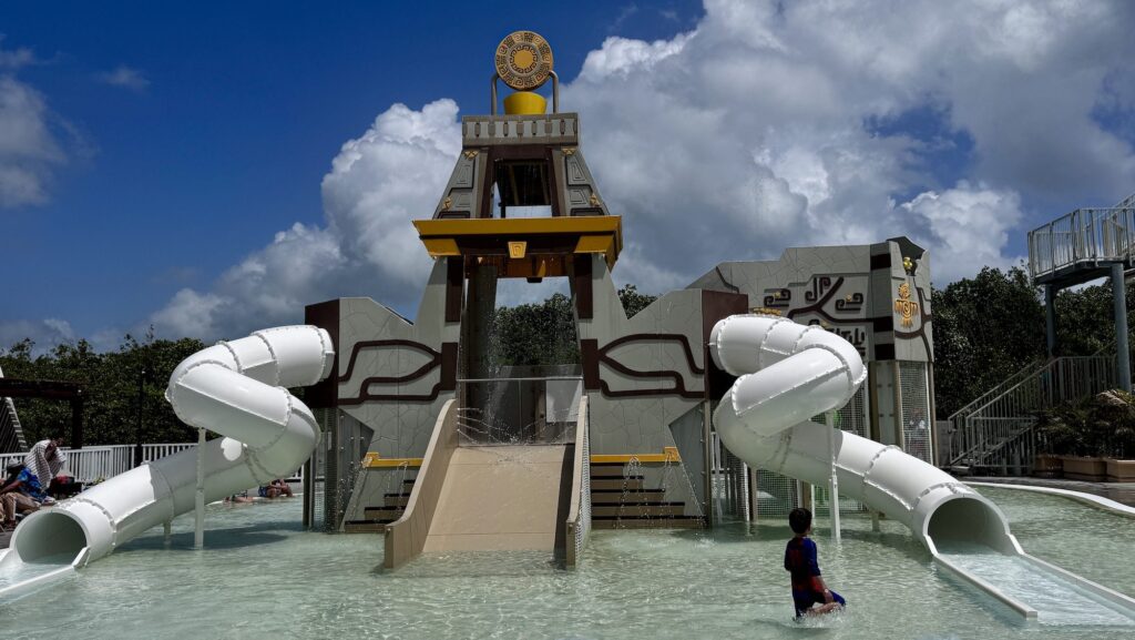 waterslides at Club Med Cancun
