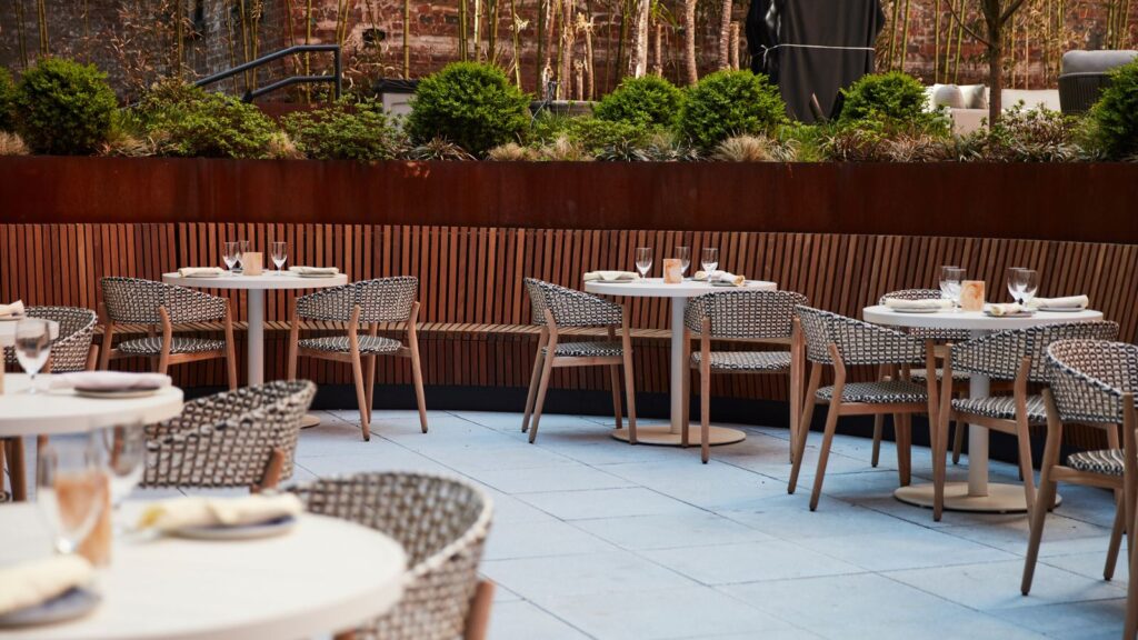 Courtyard of Jalao in New York City (Photo: Jalao NYC)