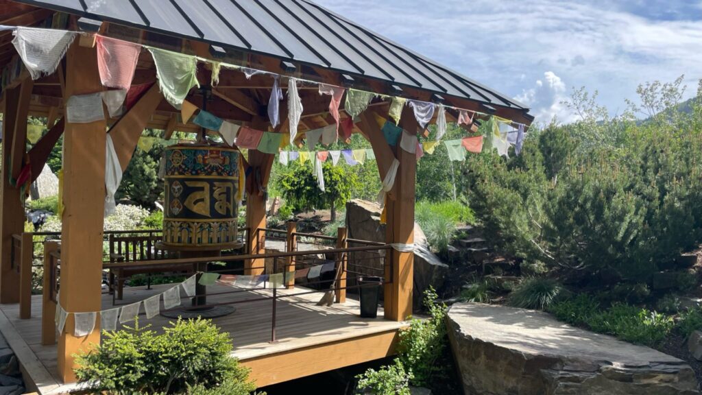 Sawtooth Botanical Garden Tibetan Prayer Wheel