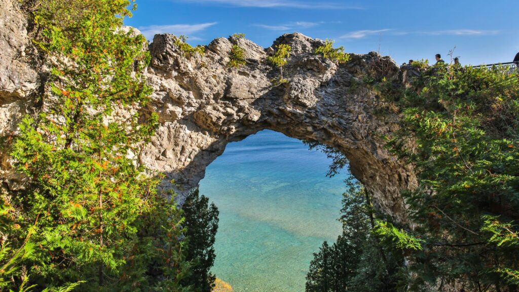 Arch Rock on Mackinac Island (Photo: Mackinac Island Tourism)