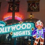 Neon sign for Disney Jollywood Nights