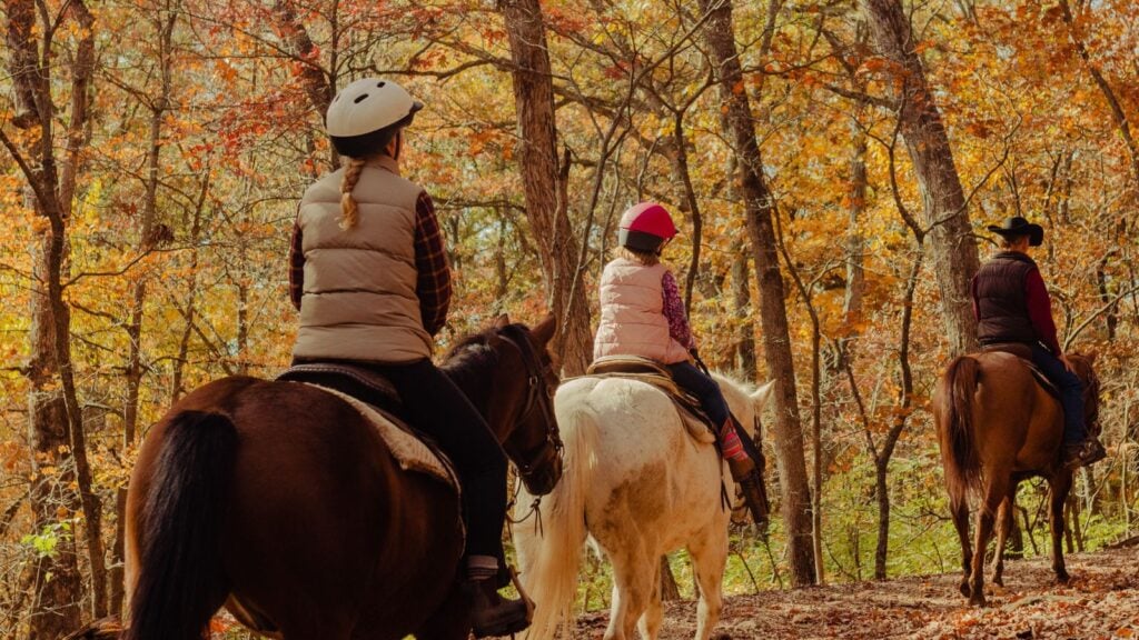 Fall is a picture-perfect time to explore the Great Rivers and Routes Region of Illinois (Photo: Pere Marquette Horseback Riding)