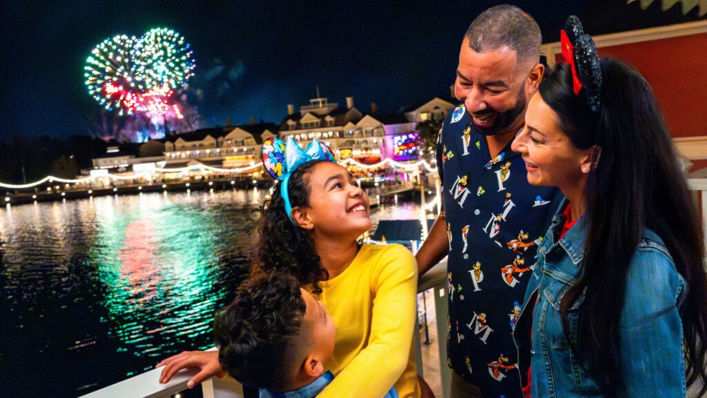 Family at Disney's BoardWalk Inn