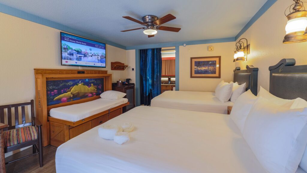 Inside rooms at Disney's Port Orleans Riverside