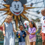 Family walking at Disneyland