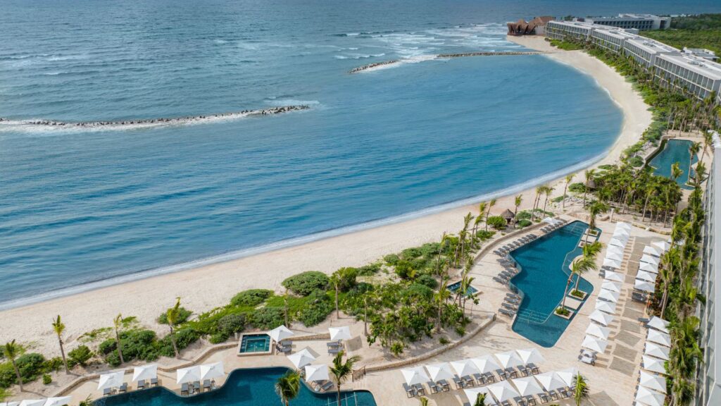 A white sand beach and dedicated Family Zone make Hilton Tulum Riviera Maya a top pick for families (Photo: Hilton)