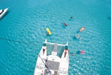 Catamaran in Turks and Caicos