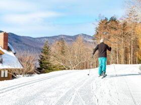 Cross-country skiing at the Trapp Family Lodge in Stowe, Vermont (Photo: Trapp Family Lodge)