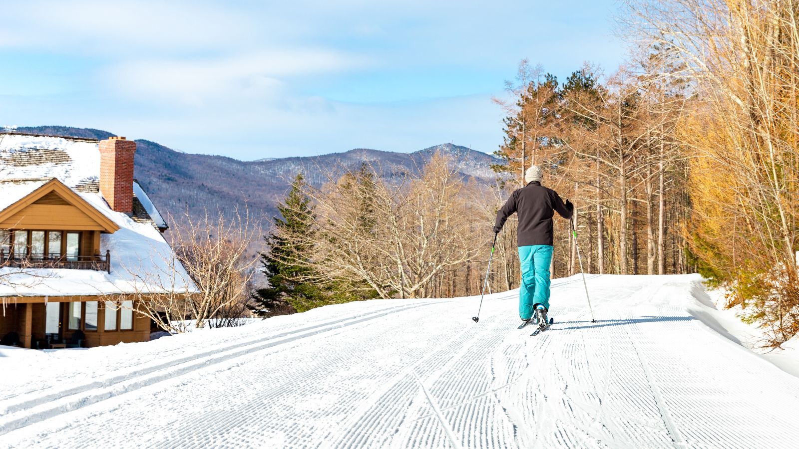 Cross-country skiing at the Trapp Family Lodge in Stowe, Vermont (Photo: Trapp Family Lodge)