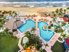 An aerial view of Sunscape Dorado Pacifico Ixtapa resort