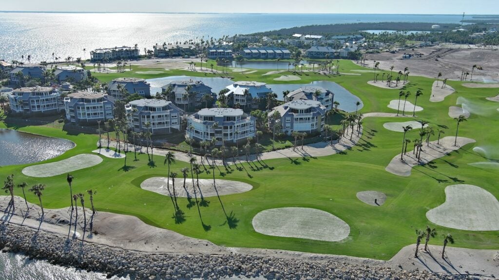 South Seas Aerial View Golf Course 