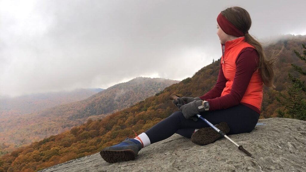 Taking a break on a Vermont mountain hike with my daughter (Photo: Josh Roberts)