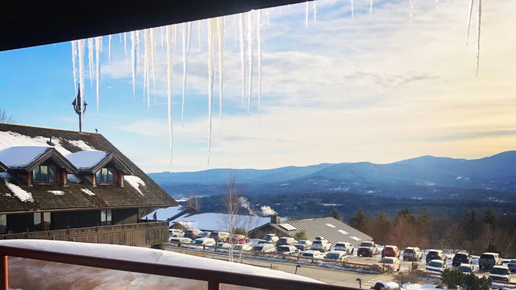 View from a guest room at Trapp Family Lodge in Stowe, Vermont (Photo: Penelope Roberts)