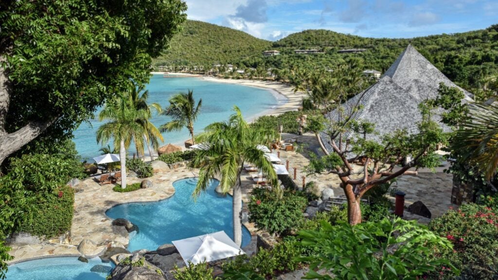 Rosewood Little Dix Bay is among the top luxury Caribbean resorts for families with a baby (Photo: Rosewood Little Dix Bay)
