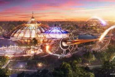 Artist rendering of Celestial Park at Universal Epic Universe