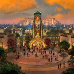 Artist rendering of the entrance to Universal Epic Universe